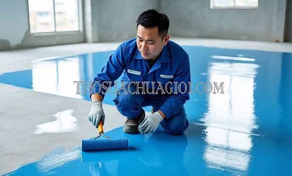thi công sơn epoxy phường bảo vinh