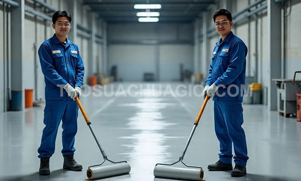 Thi công sơn Epoxy phường Bình Hưng Hòa mới liên hệ 20 phút có
