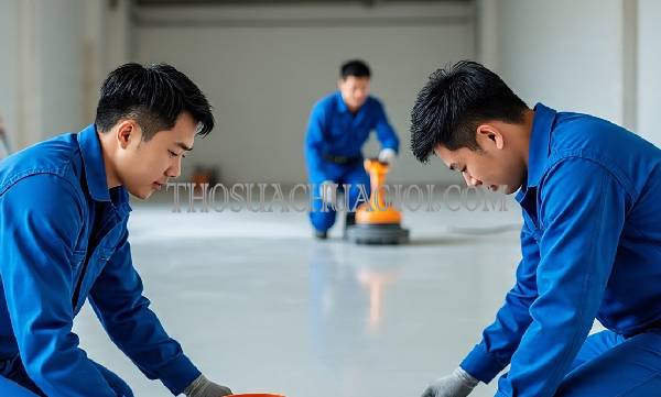thi công sơn epoxy-phường bình long uy tín