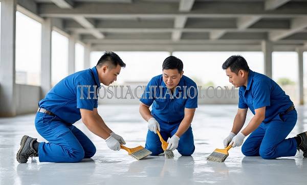 thi công sơn epoxy-phường bình long
