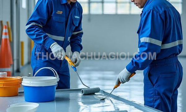 Thi công sơn Epoxy phường Chánh Hưng mới liên hệ 20 phút có