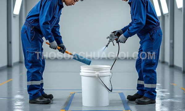 Thi công sơn Epoxy tại Dĩ An chất lượng 30 phút có thợ