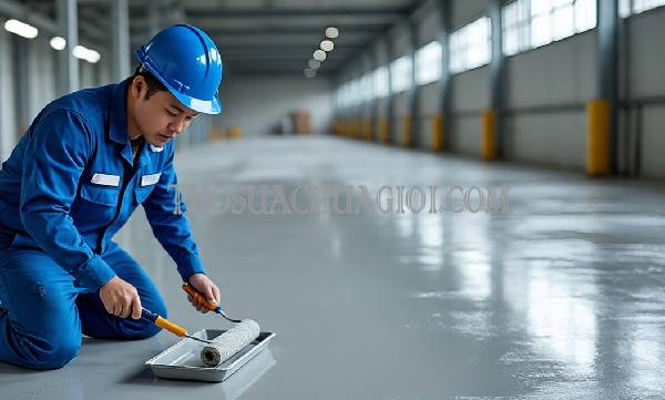 Thi công sơn Epoxy phường Hiệp Tân giá rẻ 20 phút thợ có mặt