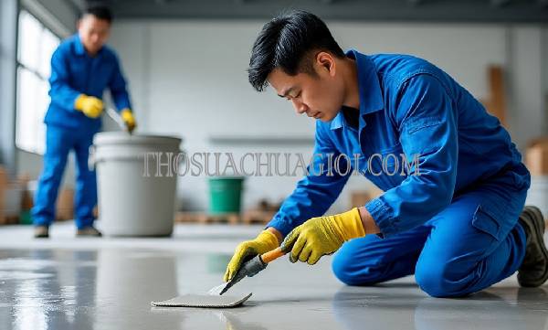 Thi công sơn Epoxy phường Hiệp Thành giá rẻ 20 phút có mặt