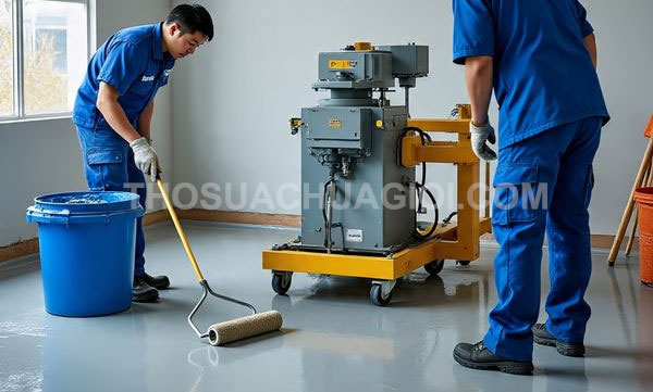Thi công sơn Epoxy phường Hòa Hưng mới liên hệ 20 phút có
