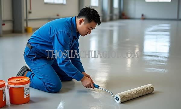 thi công sơn epoxy phường hòa thạnh