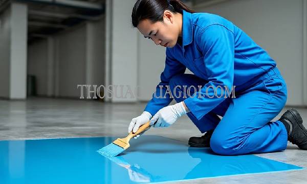 thi công sơn epoxy phường long hưng uy tín