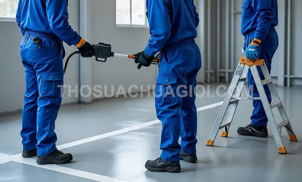 Thi công sơn Epoxy phường Phú Định mới chất lượng 30 phút có