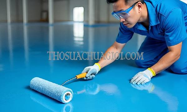 Thi công sơn Epoxy phường Phú Hữu gọi 30 phút có mặt