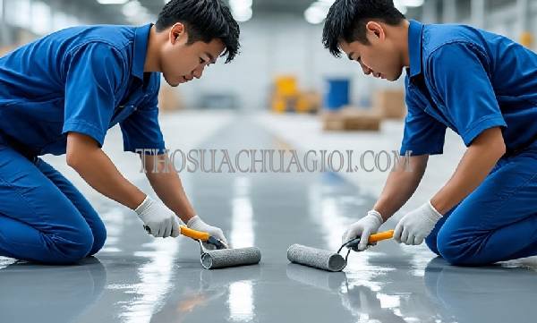 Thi công sơn Epoxy phường Phú Mỹ gọi 30 phút có mặt