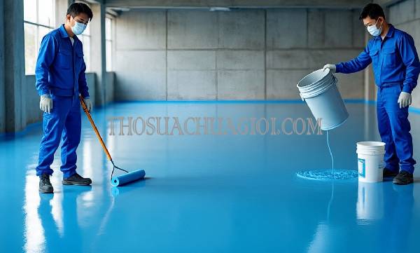 thi công sơn epoxy phường uy tín