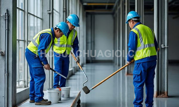 Thi công sơn Epoxy phường Tân Đông Hiệp mới gọi 10 phút có mặt