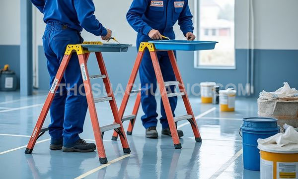 Thi công sơn Epoxy phường Tân Hưng mới chất lượng 30 phút có