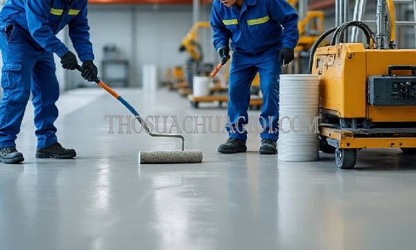 thi công sơn epoxy phường tân kiểng giá rẻ