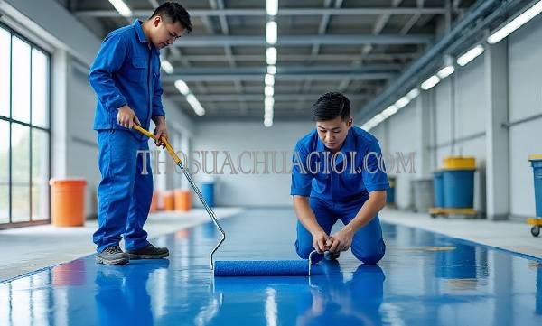 Thi công sơn Epoxy phường Tân Kiểng uy tín 15 phút đến nơi