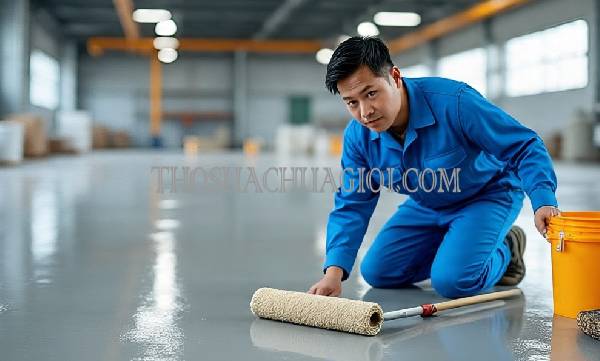 Thi công sơn Epoxy phường Tân Phong liên hệ 10 phút có