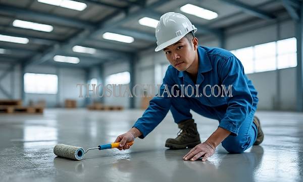 thi công sơn epoxy phường tân phong uy tín