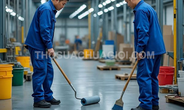 Thi công sơn Epoxy phường Tân Tạo mới gọi 10 phút có mặt