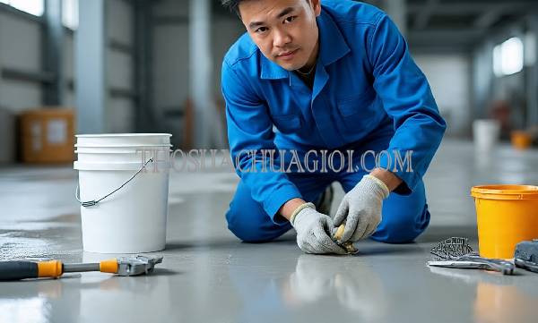 Thi công sơn Epoxy phường Thạnh Lộc uy tín 15 phút đến nơi