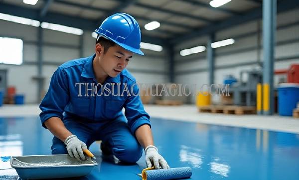thi công sơn epoxy phường thạnh xuân giá rẻ