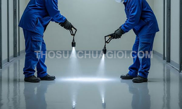 Thi công sơn Epoxy phường Thuận Giao mới liên hệ 20 phút có
