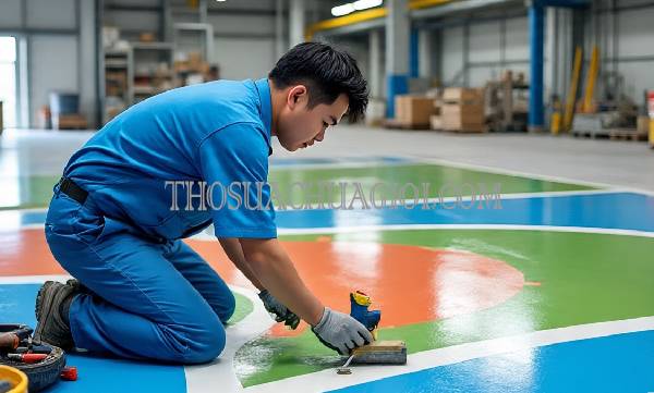Thi công sơn Epoxy phường Trảng Dài giá rẻ 20 phút có mặt