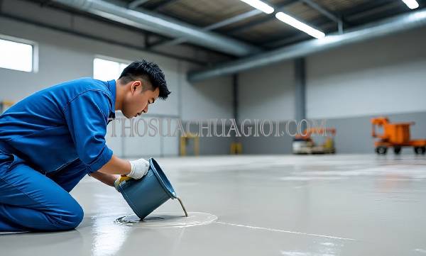 thi công sơn epoxy phường trảng dài uy tín