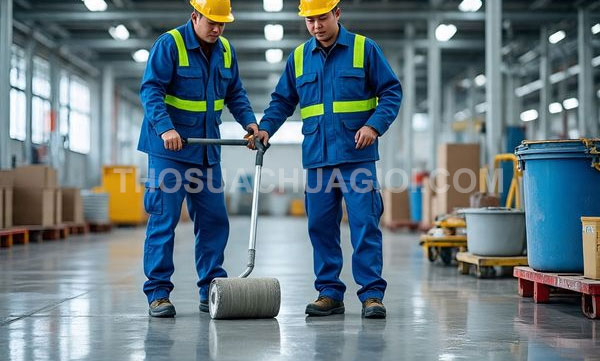 Thi công sơn Epoxy phường Trung Mỹ Tây mới giá rẻ 25 phút có mặt