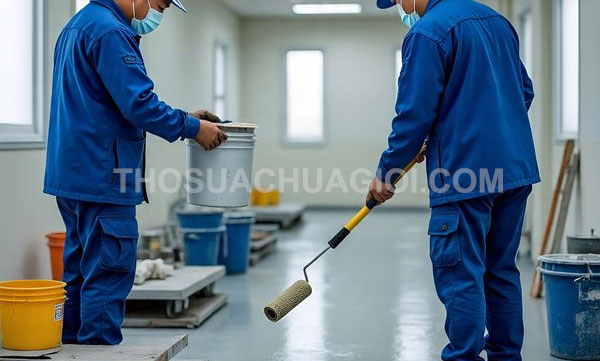 Thi công sơn Epoxy phường Vĩnh Hội
