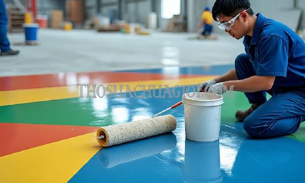 thi công sơn epoxy tại bảo lộc uy tín