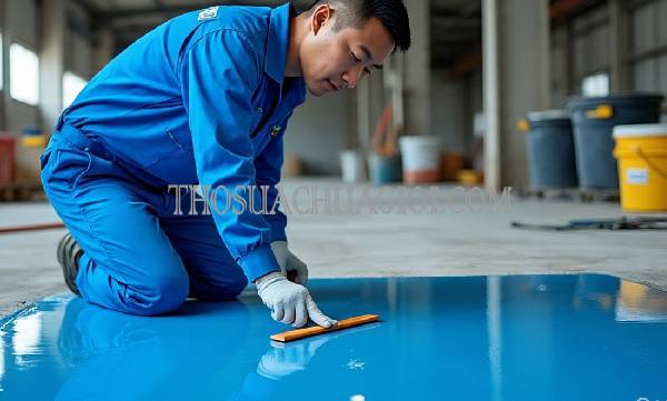 thi công sơn epoxy tại bến lức giá rẻ