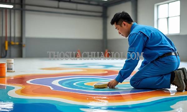 thi công sơn epoxy tại bến lức uy tín