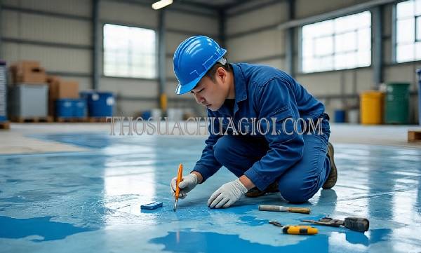 thi công sơn epoxy tại bến lức
