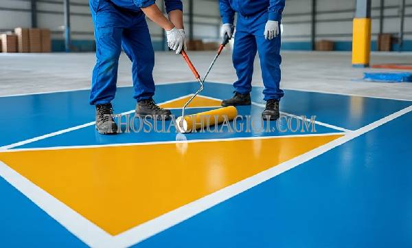Thi công sơn Epoxy tại Bến Tre liên hệ 10 phút có