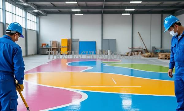 thi công sơn epoxy tại bến tre uy tín
