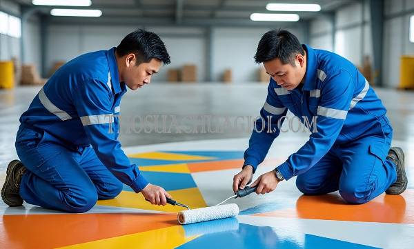 thi công sơn epoxy tại bến tre