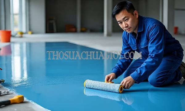 thi công sơn epoxy tại cao lãnh giá rẻ