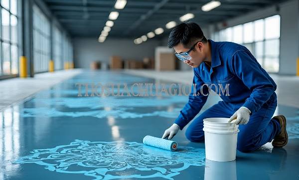 thi công sơn epoxy tại cao lãnh uy tín
