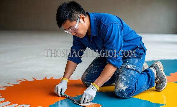 thi công sơn epoxy tại đồng xoài uy tín