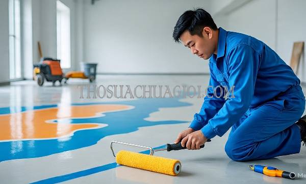 thi công sơn epoxy tại đồng xoài
