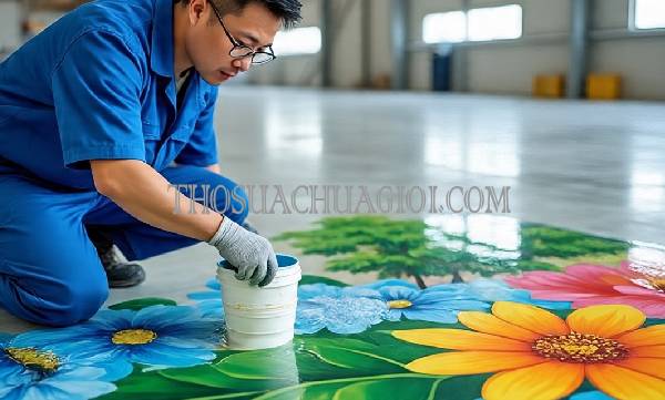 thi công sơn epoxy tại gia nghĩa uy tin