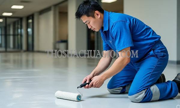 thi công sơn epoxy tại gò công