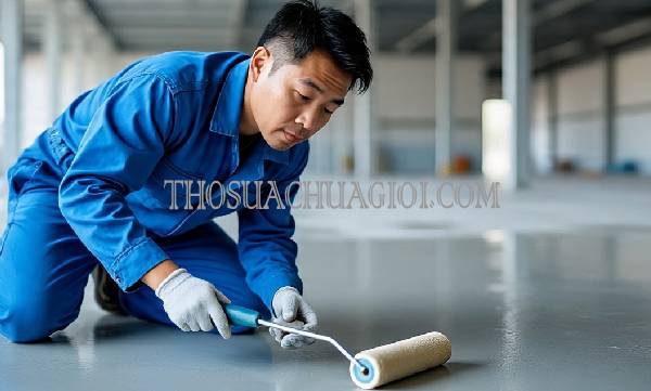 Thi công sơn Epoxy tại Hồng Ngự chất lượng 25 phút có