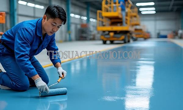 thi công sơn epoxy tại mỹ tho giá rẻ