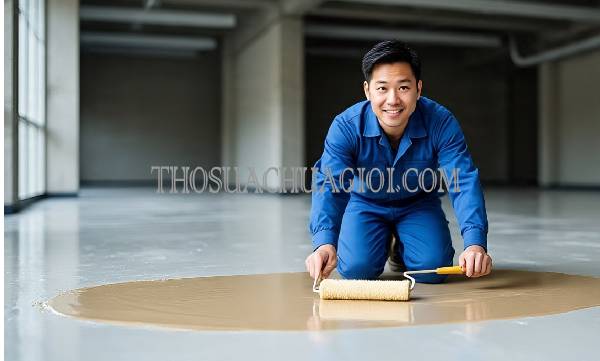 thi công sơn epoxy tại ngã bảy uy tín