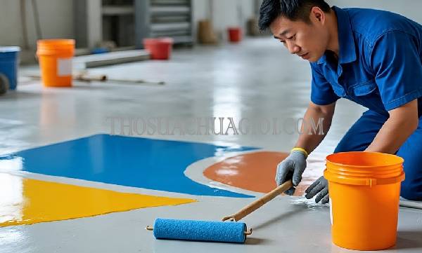 Thi công sơn Epoxy tại Nhơn Trạch uy tín 15 phút đến nơi