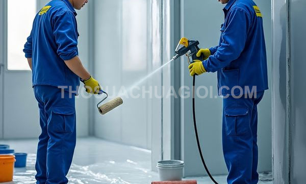 thi công sơn Epoxy tại phường An Đông
