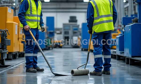 Thi công sơn Epoxy tại phường An Hội Đông