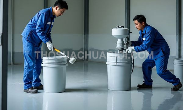 thi công sơn Epoxy tại phường An Khánh