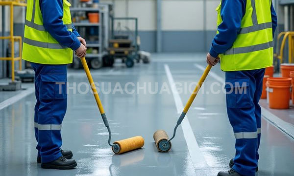 Thi công sơn Epoxy tại phường An Phú Đông